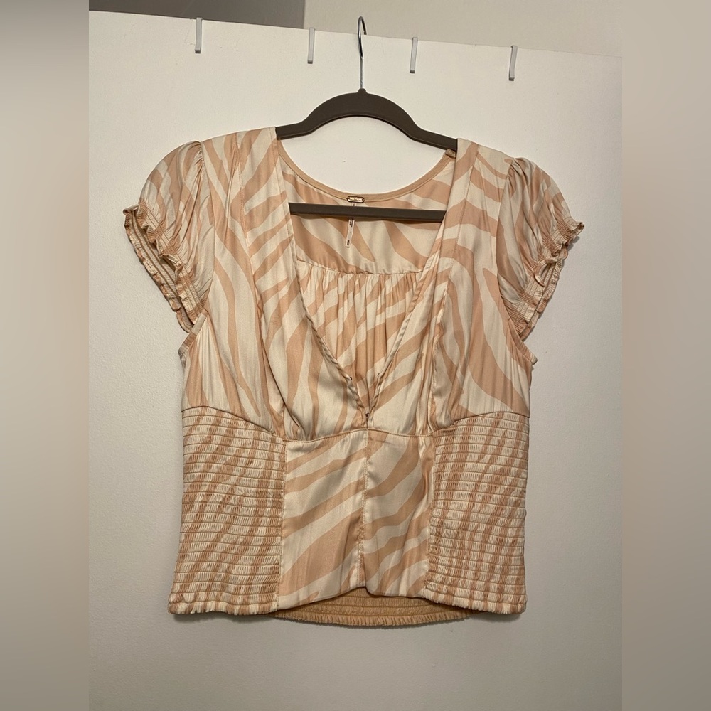 Free People silky crop top